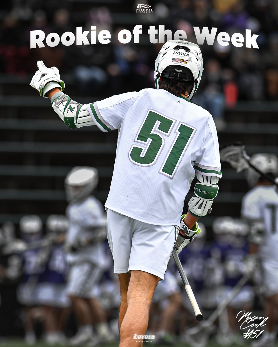 Loyola Men's Lacrosse (@loyolamlax) on Twitter photo ๐๐๐ข๐ซ ๐จ๐ ๐๐๐ญ๐ซ๐ข๐จ๐ญ ๐๐๐๐ ๐ฎ๐ ๐๐จ๐ง๐จ๐ซ๐ฌ
Two <a href="/LoyolaHounds/">Loyola Greyhounds</a> earned <a href="/PatriotLeague/">Patriot League</a> weekly awards after Friday nightโs win over Navy!
Defense - Joe Houlihan
Rookie - Mason Cook
loyo.la/3RXDsjN
#GoHounds ๐๐๐ข๐ซ ๐จ๐ ๐๐๐ญ๐ซ๐ข๐จ๐ญ ๐๐๐๐ ๐ฎ๐ ๐๐จ๐ง๐จ๐ซ๐ฌ
Two <a href="/LoyolaHounds/">Loyola Greyhounds</a> earned <a href="/PatriotLeague/">Patriot League</a> weekly awards after Friday nightโs win over Navy!
Defense - Joe Houlihan
Rookie - Mason Cook
loyo.la/3RXDsjN
#GoHounds