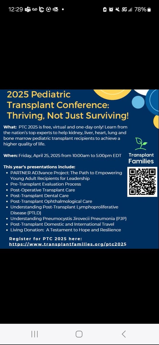 #Pediatric Transplant Week.
