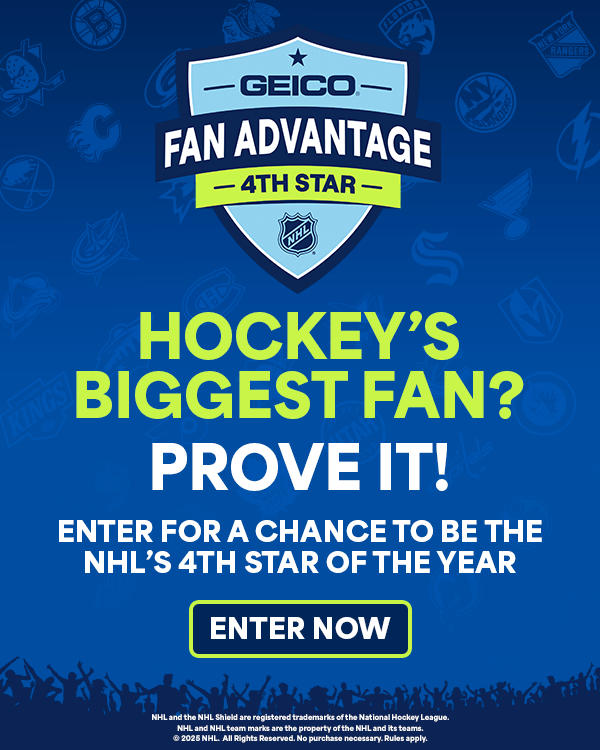 NHL's tweet photo. We want to see if YOU are the biggest fan!

Enter now for the NHL 4th Star of the Year, presented by GEICO. https://t.co/bFakJAJk4b