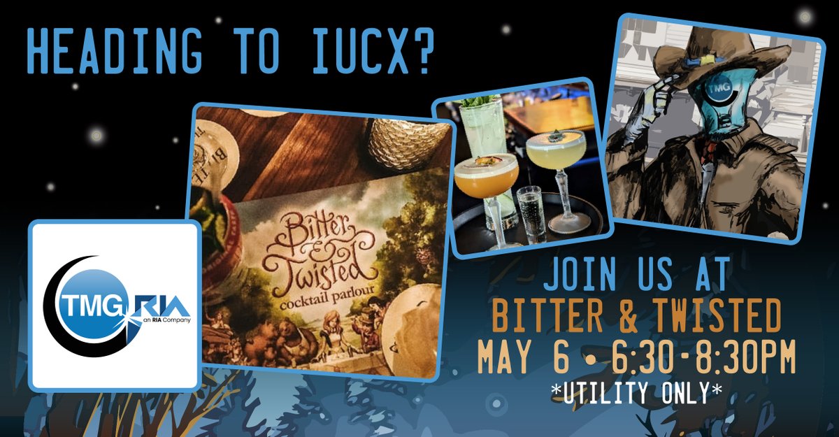 In two weeks, we are headed to Phoenix for <a href="/IUCX/">Danielle Souza</a>! If you are attending and are a utility, be sure to join us for our off-site customer appreciation event at Bitter &amp; Twisted on May 6, 2025, from 6:30-8:30pm.

Limited spots remain so please RSVP: hubs.la/Q03j6hyz0