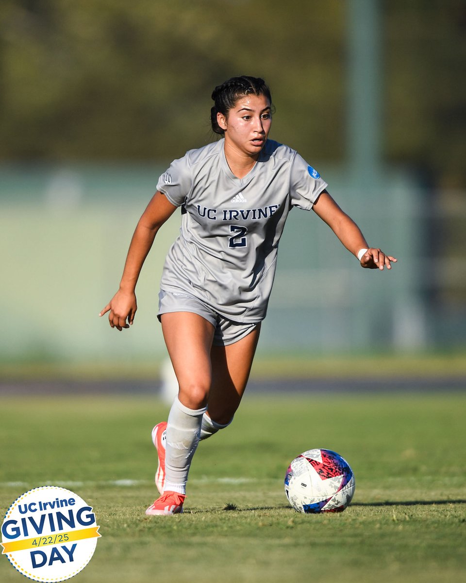 Only 1 DAY left until UCI Giving Day is here! It’s not too late to participate and support UC Irvine Women's Soccer. Please visit the link below to support!
 
🔗 | givingday.uci.edu/WomensSoccer
 
#TogetherWeZot | #UCIGivingDay
