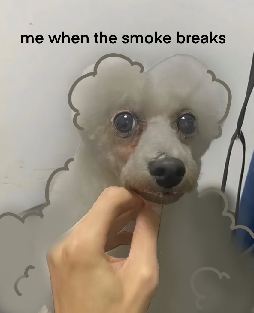 No smokes were broken in the making of this post