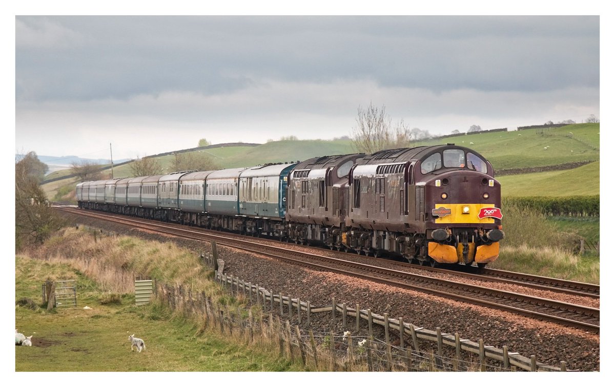 Darren Robson (@darrenrobson37) on Twitter photo 37518 + 37516 near Upper Denton on the final day of <a href="/PathfinderTours/">Pathfinder Railtours</a> 'The Easter Highlander', 21st April 2025. 37518 + 37516 near Upper Denton on the final day of <a href="/PathfinderTours/">Pathfinder Railtours</a> 'The Easter Highlander', 21st April 2025.