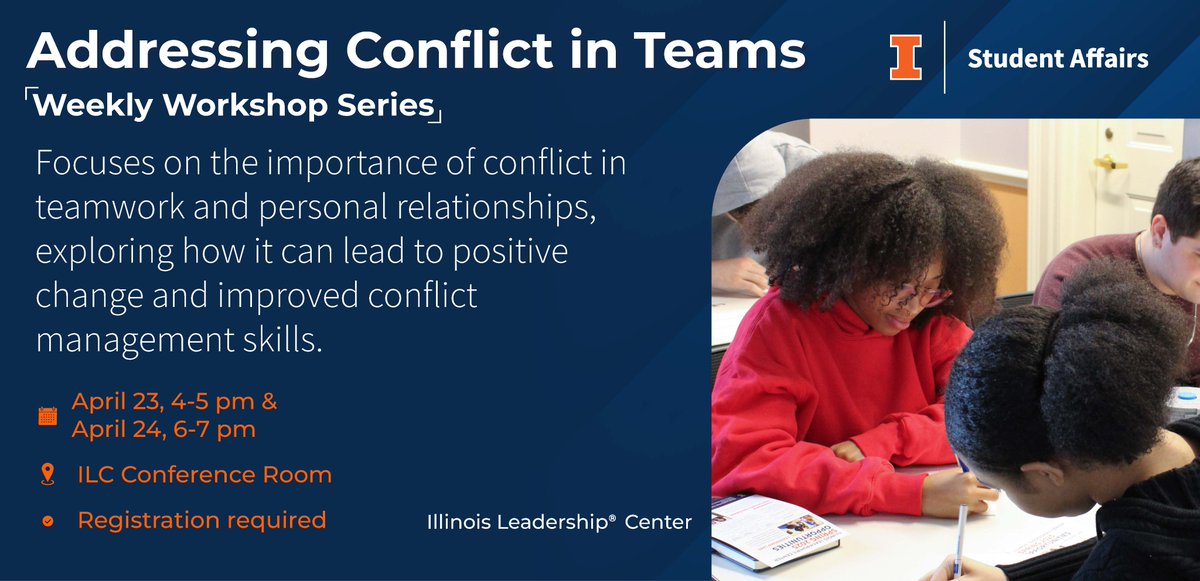 💥 Conflict is inevitable, but it doesn’t have to be destructive. When handled with intention, it can actually lead to stronger relationships, clearer communication, and better teamwork.

Join us for “Addressing Conflict in Teams”, part of the Weekly Workshop Series