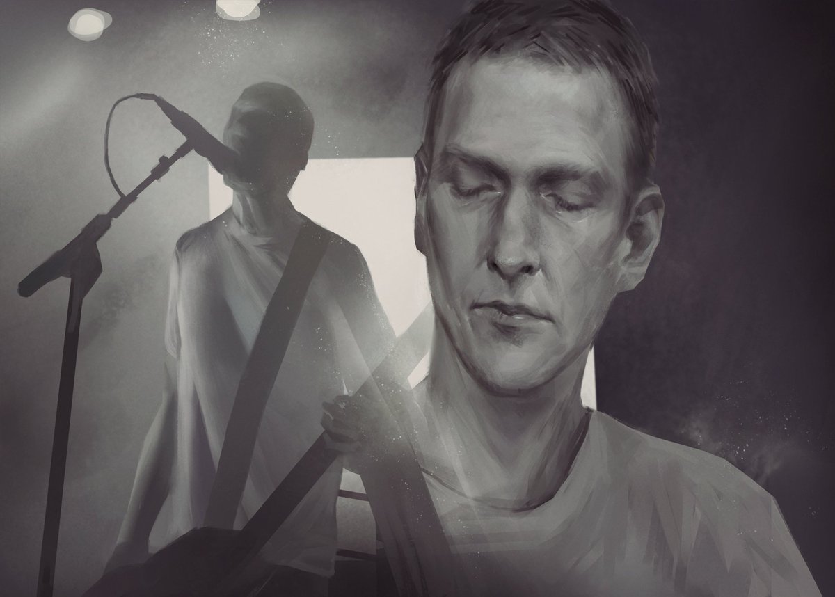 I drew a portrait of my favorite musical artist Justin Broadrick (Jesu, Godflesh, Final) 
Probably not a day goes by for the last 2 years without his music.
#jesu #godflesh #final #jkflesh #palesketcher