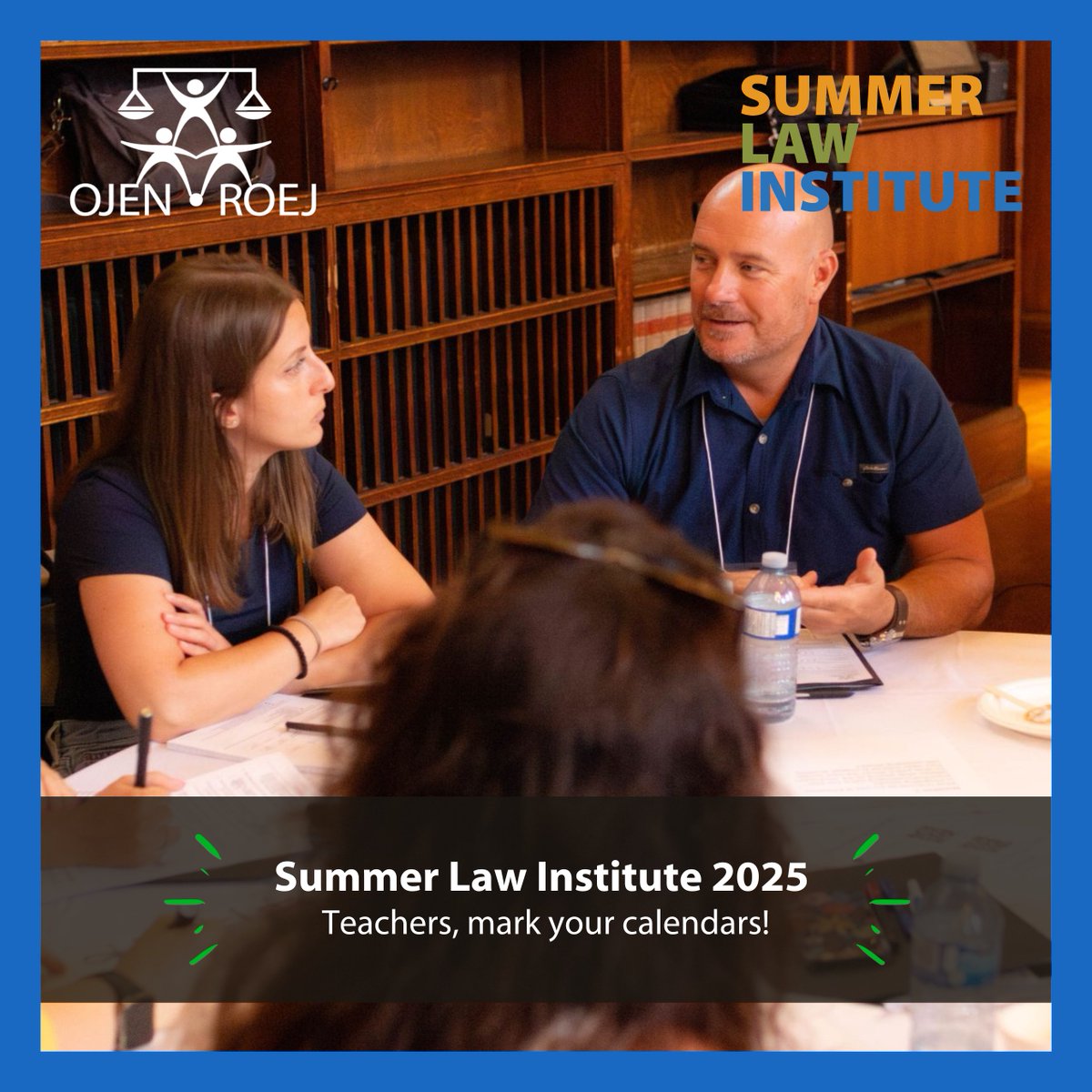 OJEN’s Summer Law Institute takes place on Tuesday, August 26 &amp; Wednesday, August 27 at Osgoode Hall, Toronto. This professional development conference brings teachers together with legal professionals &amp; academics to explore emerging issues in law. 

🔗: ojen.ca/en/training/te…