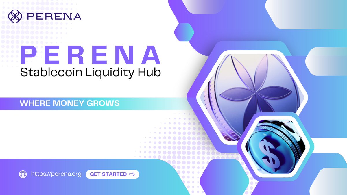 🔥 Perena <a href="/Perena__/">Perena</a> : A New Era for Stablecoins on Solana 🔥

Imagine a platform that doesn’t just aggregate stablecoin liquidity — it redefines how it's used.
 Perena is a next-gen DeFi infrastructure on Solana, built to transform stablecoin utility.
What makes Perena special?