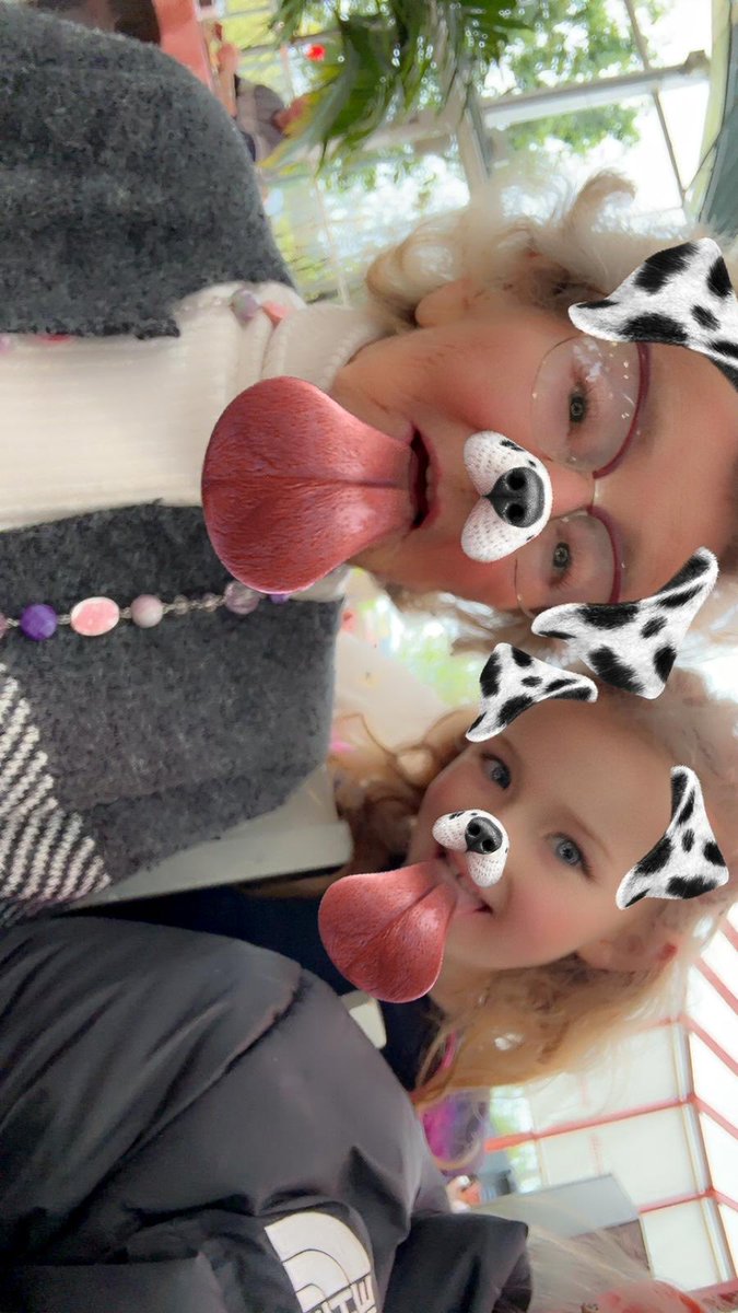 Messing with nana Nonie 😃😃