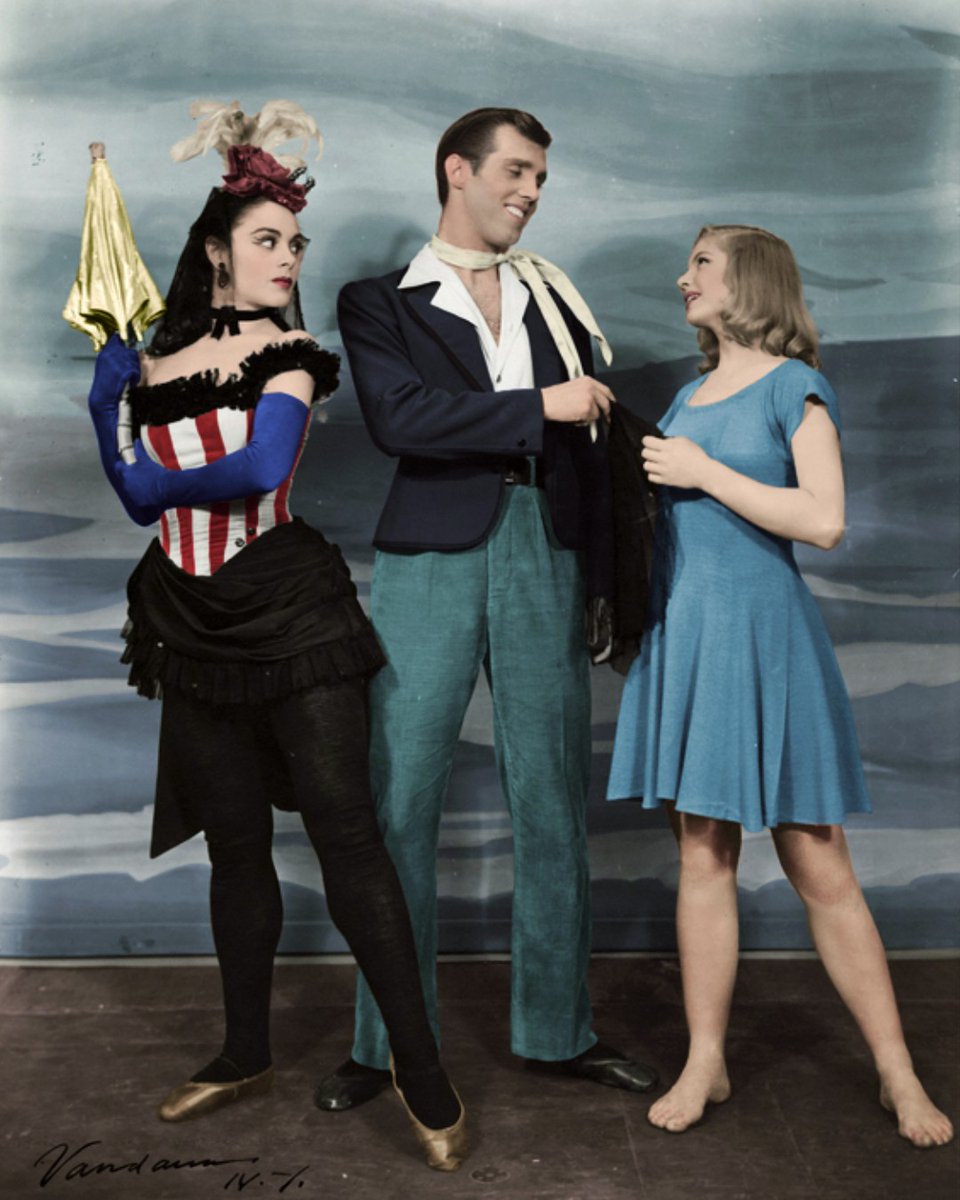 Step right up, step right up 🗣️ Check out these original photos from the 1945 Broadway production – newly colorized in celebration of the musical's 80th anniversary!

Explore the full gallery here: bit.ly/4lhwUKi <a href="/RnH_Legacy/">Rodgers & Hammerstein</a>