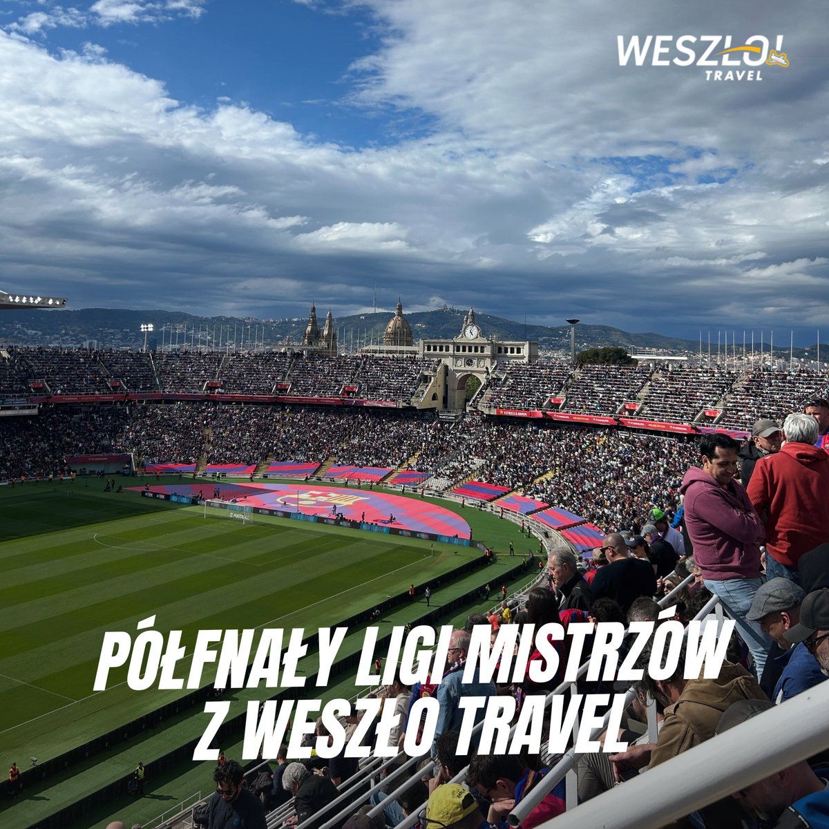 To już ostatni moment, by zapisać się na nasze wyjazdy na półfinały Champions League ⚽️ W naszej ofercie znajdziecie mecze w Londynie, Barcelonie i Mediolanie 🔥

Spieszcie się! Liczba miejsc jest ograniczona ➡️ travel.weszlo.com