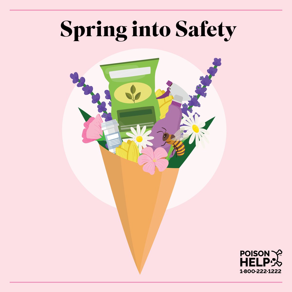 utahpoison's tweet image. This week we will be sharing spring poison hazards and safety tips. Each day we will focus on a different hazard. Follow us to be prepared. #SpringIntoSafety #PoisonHelp