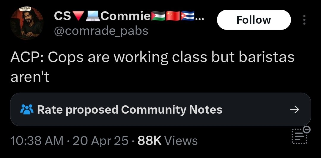 A complete lie.

We reject the view that any government employees, both federal, state and municipal, are proletarians.

It is left-liberals like you who protest DOGE to defend 'government workers.'

Unlike you we don't consider police, USAID, or CIA officers as working class.