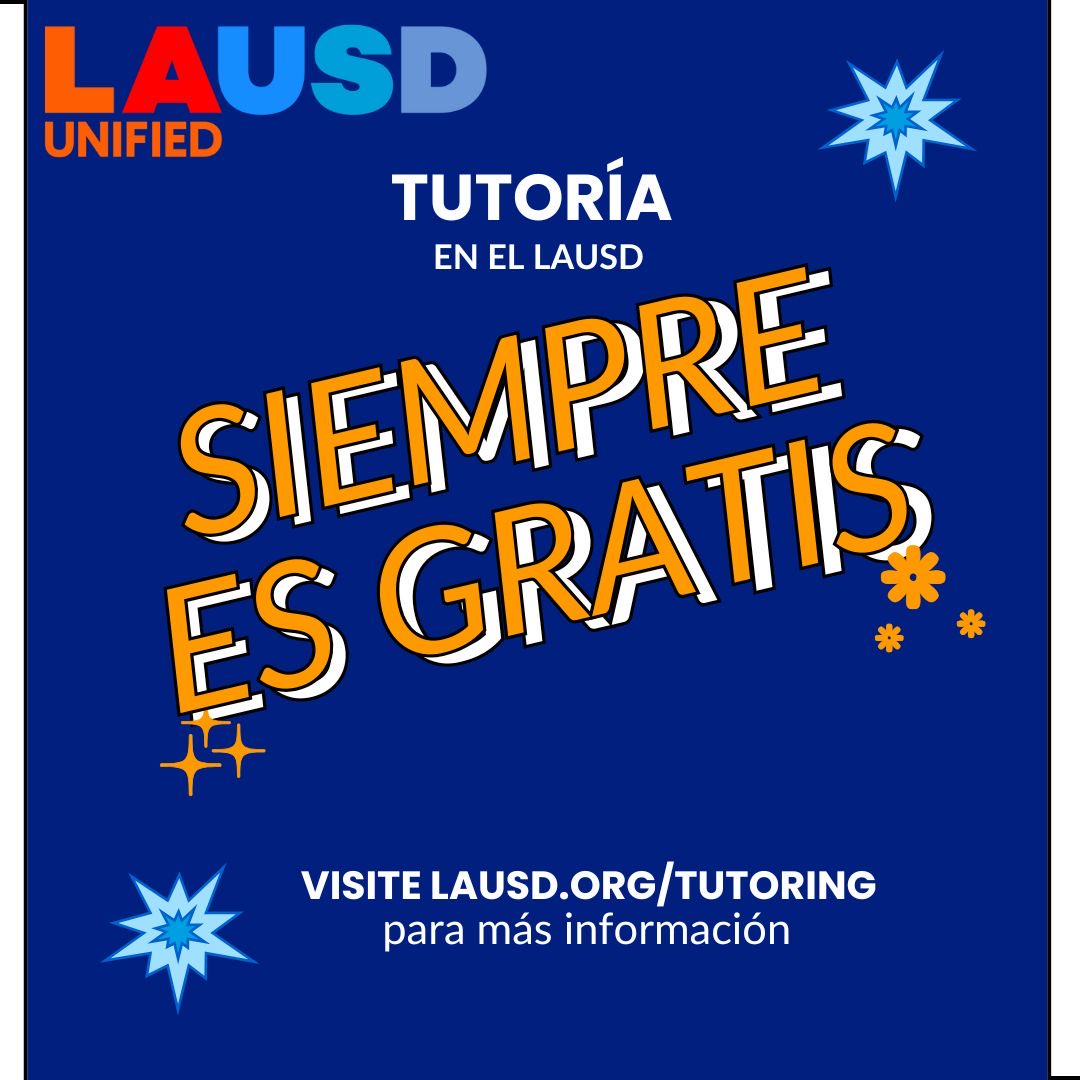 Distrito Escolar Unificado de Los Ángeles (@somoslausd) on Twitter photo 