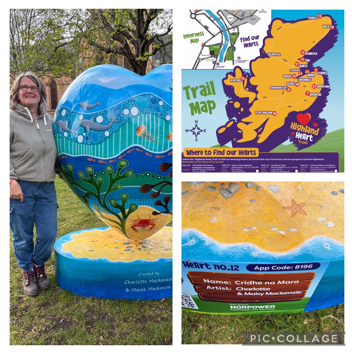 Found my first heart ❤️ <a href="/HighlandHospice/">Highland Hospice</a> #highlandhearttrail 
#Dornoch #Highlands