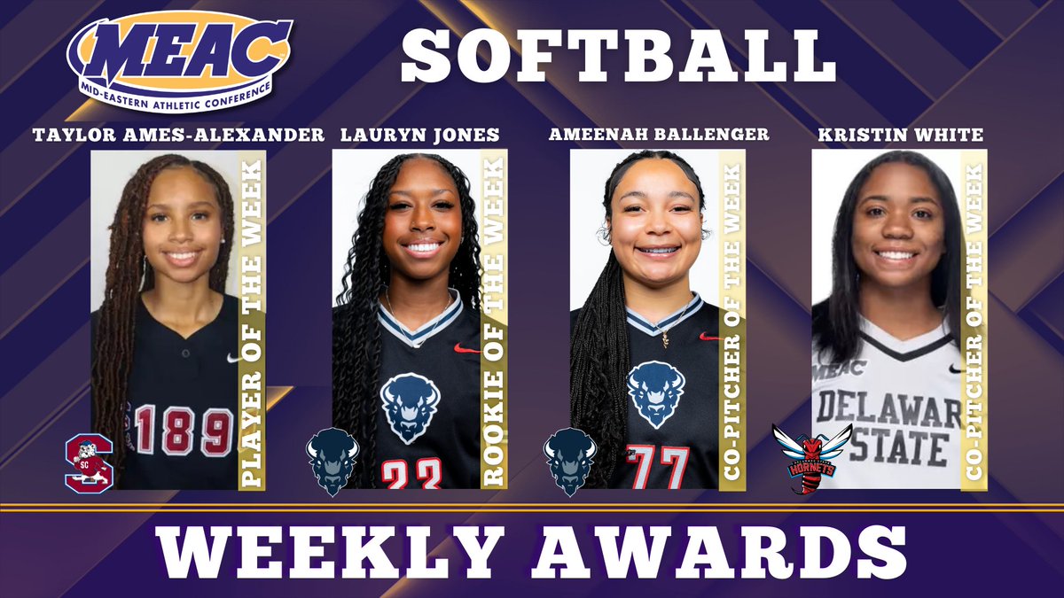 MEAC Announces Weekly Softball Honors #MEACPride #MEACSB🥎

meacsports.com/news/2025/4/21…