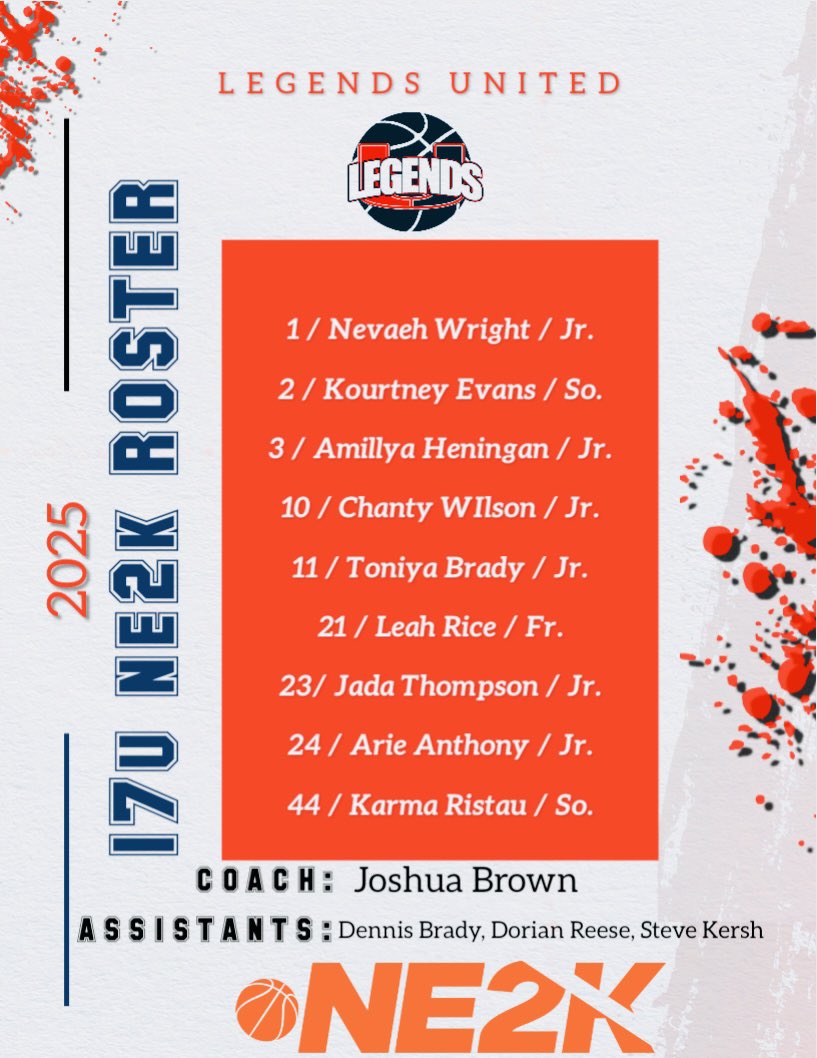 Legends United (@legends__united) on Twitter photo 🚨 College coaches, get ready! We're excited to see you at the Clash in Cincinnati, Ohio! Legends United Elite 40 and NE2K will be showcasing their talent on the court. Don’t miss it! 🏀🔥
<a href="/Ohio_Basketball/">OhioBasketball.com</a> <a href="/SelectEventsBB/">Select Events Basketball</a> <a href="/Elite40League/">Elite 40 League</a> <a href="/NE2KHoops/">NE2KHoops</a> <a href="/Spencer_SEBBall/">Spencer Hogan</a> 🚨 College coaches, get ready! We're excited to see you at the Clash in Cincinnati, Ohio! Legends United Elite 40 and NE2K will be showcasing their talent on the court. Don’t miss it! 🏀🔥
<a href="/Ohio_Basketball/">OhioBasketball.com</a> <a href="/SelectEventsBB/">Select Events Basketball</a> <a href="/Elite40League/">Elite 40 League</a> <a href="/NE2KHoops/">NE2KHoops</a> <a href="/Spencer_SEBBall/">Spencer Hogan</a>