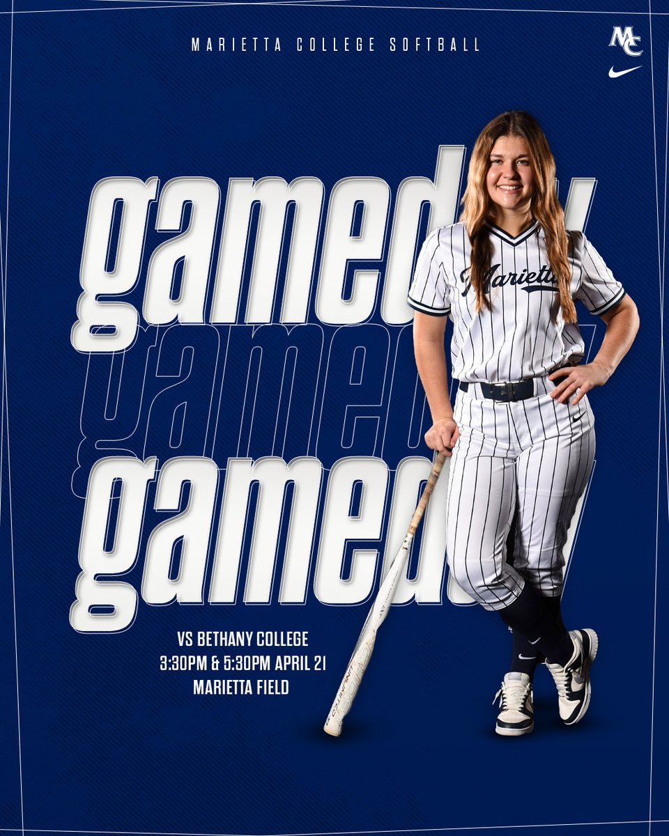 Marietta College Athletics (@mariettapioneer) on Twitter photo π¨π₯π¨π₯π¨π₯
<a href="/ettasoftball/">Marietta Softball</a> hosts Bethany for a nonconference doubleheader this afternoon. Come out and cheer on the Pioneers! #PioNation #BringForthAPioneer #d3softball
β° 3:30/5:30 pm
ποΈ Marietta Field
πΊ tinyurl.com/2btmknty
π tinyurl.com/4h9n6sx3 π¨π₯π¨π₯π¨π₯
<a href="/ettasoftball/">Marietta Softball</a> hosts Bethany for a nonconference doubleheader this afternoon. Come out and cheer on the Pioneers! #PioNation #BringForthAPioneer #d3softball
β° 3:30/5:30 pm
ποΈ Marietta Field
πΊ tinyurl.com/2btmknty
π tinyurl.com/4h9n6sx3