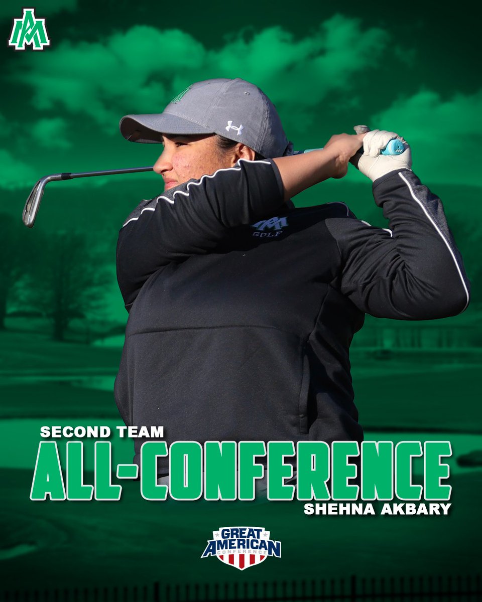 𝗦𝗘𝗖𝗢𝗡𝗗 𝗧𝗘𝗔𝗠 𝗔𝗟𝗟-𝗚𝗔𝗖! ⛳️

Senior Shehna Akbary received the award on Sunday from the Great American Conference. 🥈

#BlossomNation