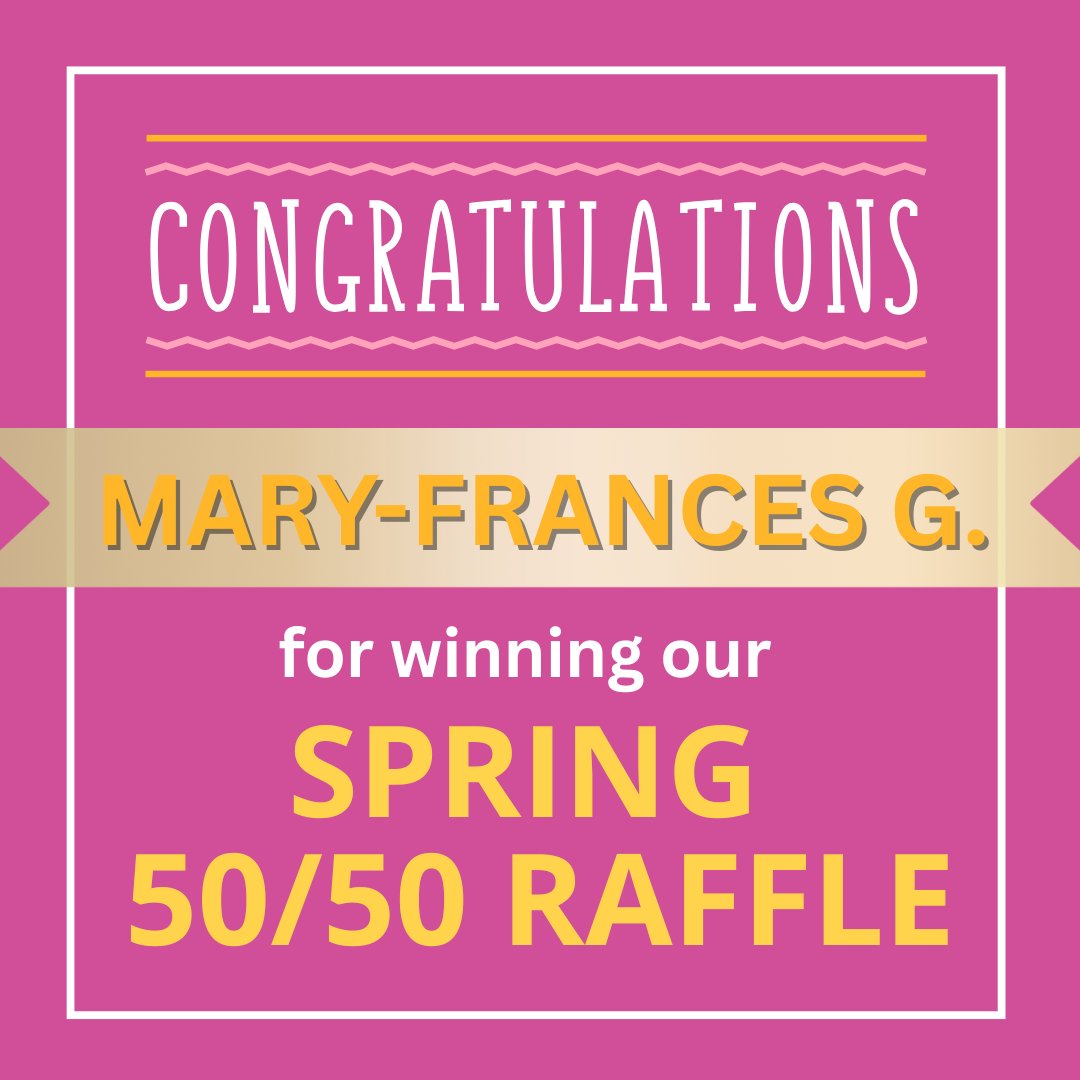 stu180theatre's tweet image. 🎉Congratulations to MARY-FRANCES G.!
Mary-Frances has won $890, which is half the pot. The remaining raffle proceeds will help Studio 180 provide subsidized student tickets to our mainstage productions. Thank you for supporting our first-ever online raffle!