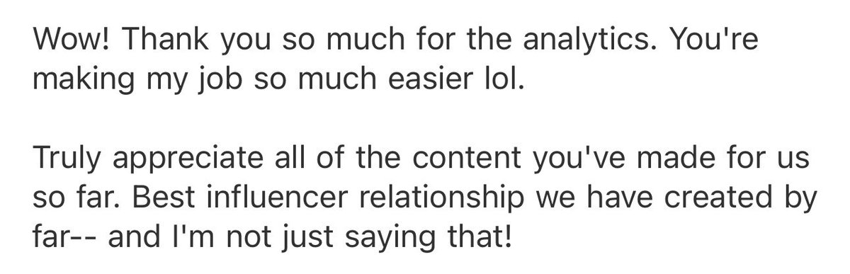 this is ur sign if u are whitelisting, or an influencer, is to share analytics and your opinion on video success with the brand…

#ugccommunity #ContentCreation
