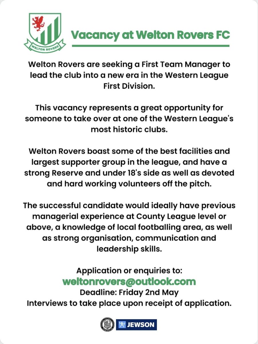 Welton Rovers Football Club tweet media