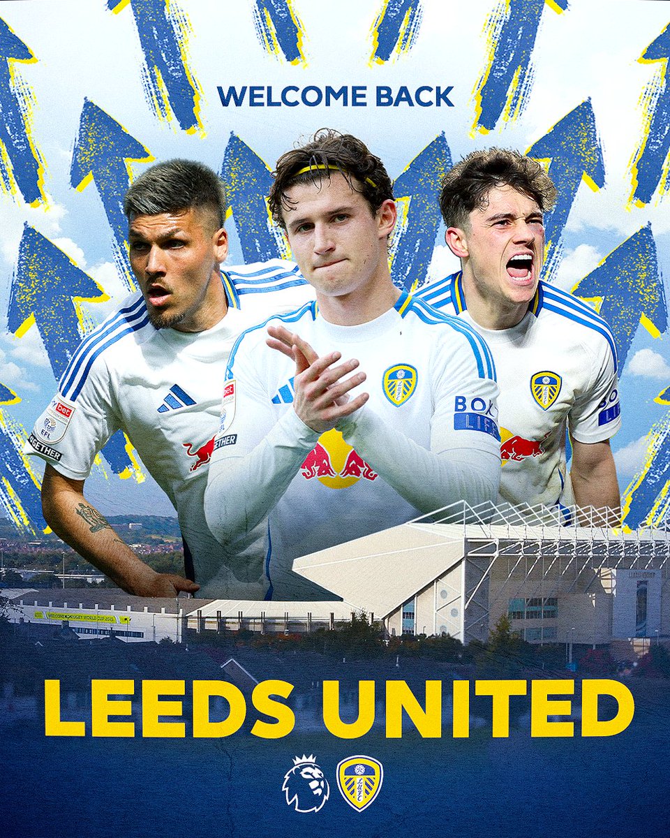 Premier League USA (@plinusa) on Twitter photo LEEDS ARE BACK 🆙
<a href="/LUFC/">Leeds United (C)</a> and Brenden Aaronson are playing in the Premier League next season 🫡 LEEDS ARE BACK 🆙
<a href="/LUFC/">Leeds United (C)</a> and Brenden Aaronson are playing in the Premier League next season 🫡