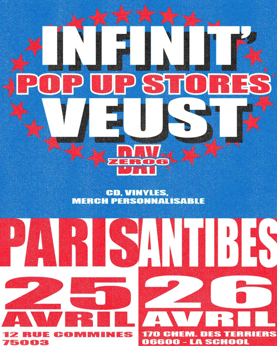 Vendredi Paris / Samedi Antibes 
viendez on sera la 

<a href="/Veust/">Veust</a> <a href="/infinitDBF/">KAREEM THE DREAM</a>