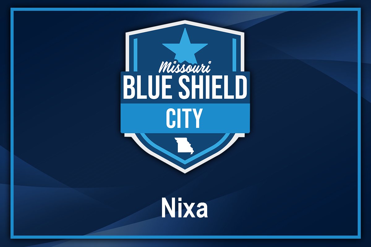 Congratulations to @CityofNix! Another city that's earned the MO Blue Shield designation! Proud to see the commitment to supporting <a href="/GovMikeKehoe/">Governor Mike Kehoe</a>'s administration's top priority – improving public safety and building strong partnerships between citizens and law enforcement (more)