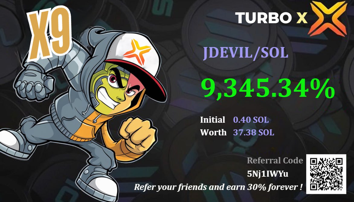 Bray7DNIGHT's tweet photo. $JDEVIL
CA:7XeFGi6WE8ikZDQkqZjTrjCVSCFtM1QrehVCm4xzpump
Join BOT TURBOX for fast trading with great features
🚀@SOLTURBOX
📷https://t.co/wYelbXG35Z……
TG Channel Call : https://t.co/ViuxumyK71
#POPEDOG #CYD #GOLD #MEMECoin #JD #VANCE #TurboX #TurboXBot #TurboXTradingBot https://t.co/FThiv0vgSC