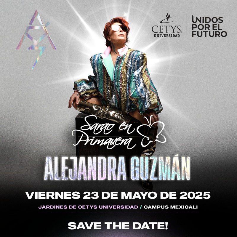 Ya falta menos mis rockeros de Mexicali 🔥

Este próximo 23 de mayo tenemos una cita muy especial el Sarao en Primavera del CETYS Universidad Campus Mexicali. Mi Brilla Tour llega con todo para una noche inolvidable. 

Para más información, favor de comunicarte al 686 567 3700