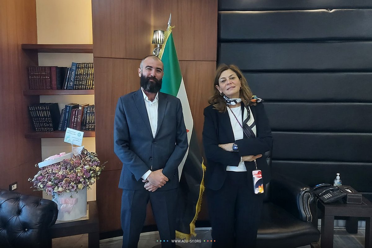 ACUSyria's tweet photo. دمشق | في إطار تعزيز التنسيق المشترك، عقدت وحدة تنسيق الدعم اجتماعًا رسميًا مع وزيرة الشؤون الاجتماعية والعمل، السيدة هند قبوات، لبحث القضايا المرتبطة بعمل الوحدة داخل سوريا.
#سوريا #وحدة_تنسيق_الدعم #تمكين #تنمية https://t.co/HoKx3AR4My