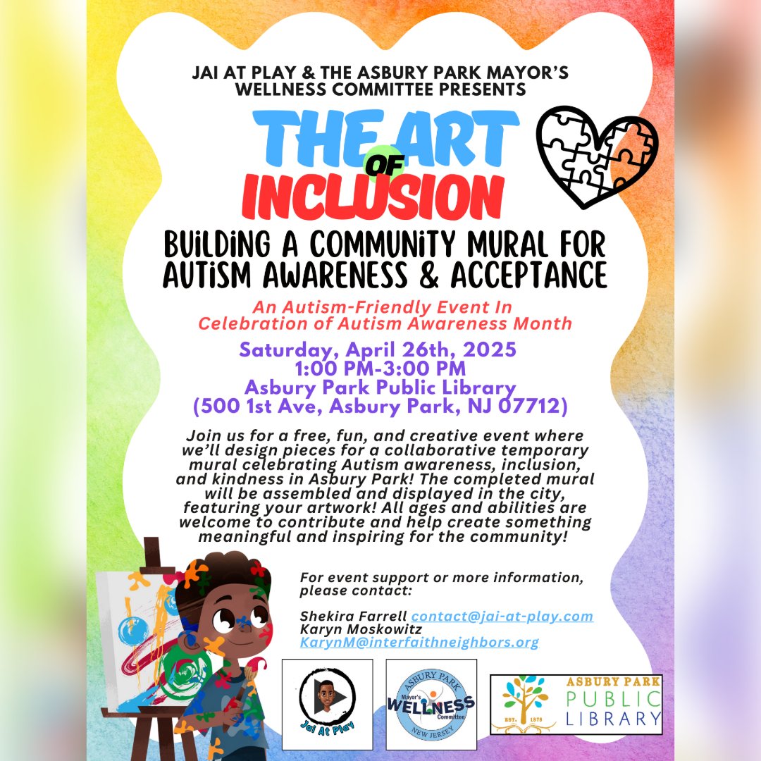 The Art of Inclusion: An Autism-Friendly Event In Celebration of Autism Awareness Month