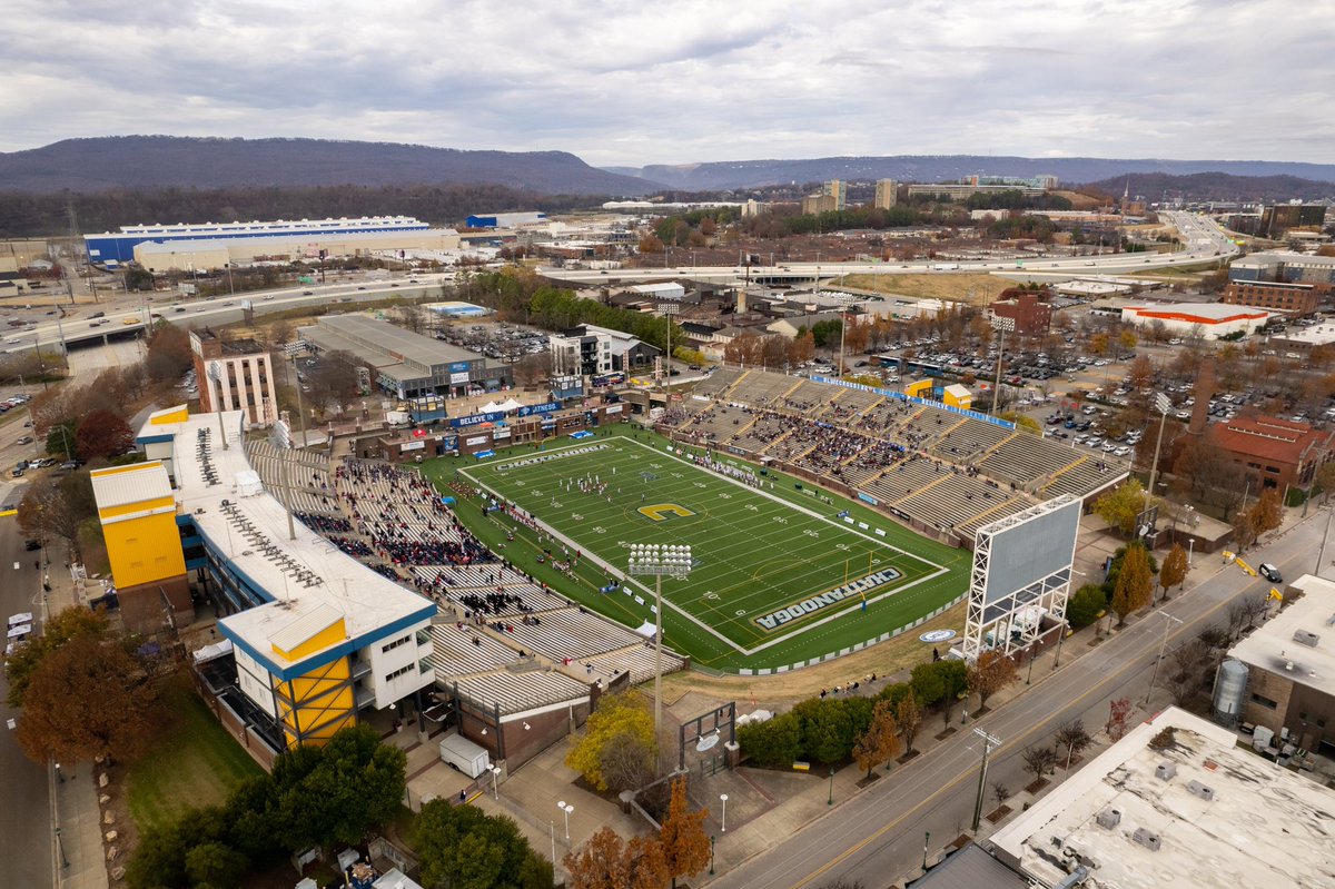 College Football Campus Tour (@cfbcampustour) on Twitter photo 🗳️2025 Best FCS Stadium Invitational🗳️
Sweet 16
1) Montana - Washington-Grizzly Stadium
• Opened in 1986
• 26,217 seats
<a href="/MontanaGrizFB/">Montana Griz Football</a>
5) Chattanooga - Finley Stadium
• Opened in 1997
• 20,412 seats
<a href="/GoMocsFB/">Chattanooga Football</a>
• Voting poll in replies
• See pinned tweet for full bracket 🗳️2025 Best FCS Stadium Invitational🗳️
Sweet 16
1) Montana - Washington-Grizzly Stadium
• Opened in 1986
• 26,217 seats
<a href="/MontanaGrizFB/">Montana Griz Football</a>
5) Chattanooga - Finley Stadium
• Opened in 1997
• 20,412 seats
<a href="/GoMocsFB/">Chattanooga Football</a>
• Voting poll in replies
• See pinned tweet for full bracket
