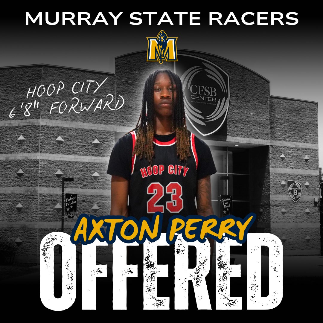 Hoop City Basketball Club (@hoopcitybc) on Twitter photo Congratulations to <a href="/axton_hoops2026/">Axton Perry</a>, getting an official offer from <a href="/RacersHoops/">Murray State MBB</a>!! He's a star on the court and a great role model off the court here in Memphis. Looking forward to his success on the <a href="/p32league/">P32 League</a> this summer!
#murraystateracers #offered #hoopcity #memphistn #aau Congratulations to <a href="/axton_hoops2026/">Axton Perry</a>, getting an official offer from <a href="/RacersHoops/">Murray State MBB</a>!! He's a star on the court and a great role model off the court here in Memphis. Looking forward to his success on the <a href="/p32league/">P32 League</a> this summer!
#murraystateracers #offered #hoopcity #memphistn #aau