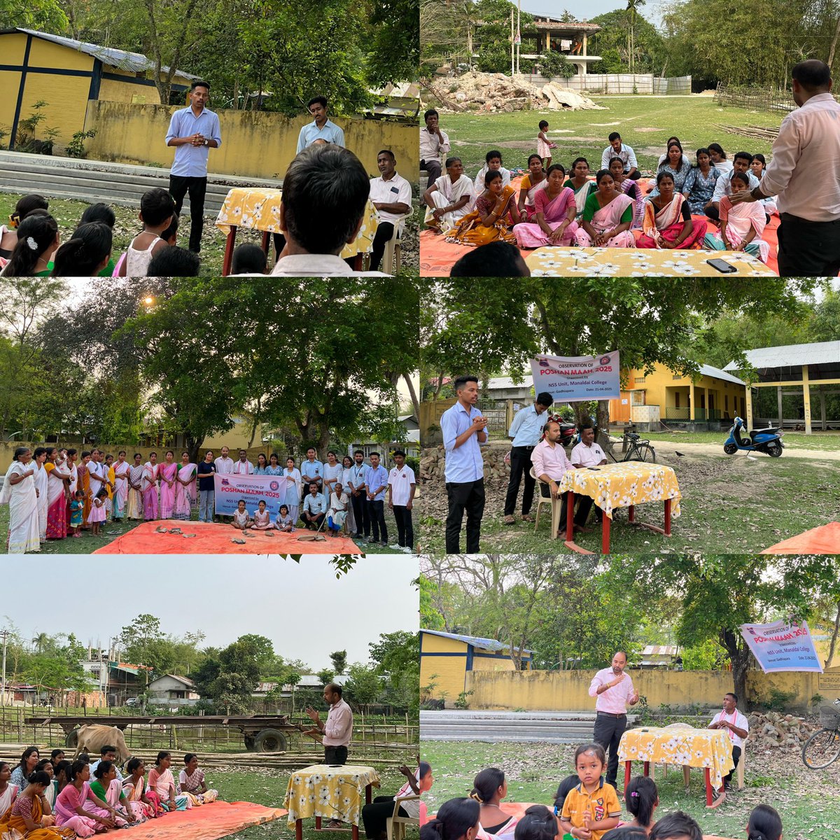 Goutamdeka0's tweet photo. Today, we successfully organized an awareness program on POSHAN MAAH 2025 at Gadhiapara village. 
@_NSSIndia @nss_rdguwahati @DrRanjanKrKaka1 @mybharatgov @YASMinistry @CMOfficeAssam https://t.co/t6ptcLgJ4p
