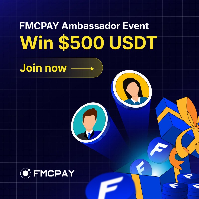 FMCPay's tweet photo. Reminder: The FMCPAY Ambassador Promotion Event is still live 🌟

🎨 Get creative, share your content, and stand a chance to win $500 USDT

📅 Event runs until May 1st – Don’t miss out