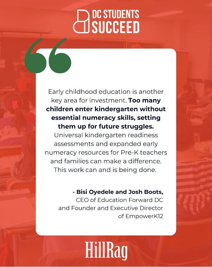 DC Students Succeed (@fordcstudents) on Twitter photo Every DC student deserves a strong start.
Ensuring #earlychildhood readinessāespecially for Black and Latino childrenācan change life outcomes.
Letās act boldly.
More from Bisi Oyedele of <a href="/edforwarddc/">Education Forward DC</a> and <a href="/jbootsdatanerd/">Josh Boots</a> of <a href="/empowerk12/">EmpowerK12</a> in the @HillRag:
š Every DC student deserves a strong start.
Ensuring #earlychildhood readinessāespecially for Black and Latino childrenācan change life outcomes.
Letās act boldly.
More from Bisi Oyedele of <a href="/edforwarddc/">Education Forward DC</a> and <a href="/jbootsdatanerd/">Josh Boots</a> of <a href="/empowerk12/">EmpowerK12</a> in the @HillRag:
š