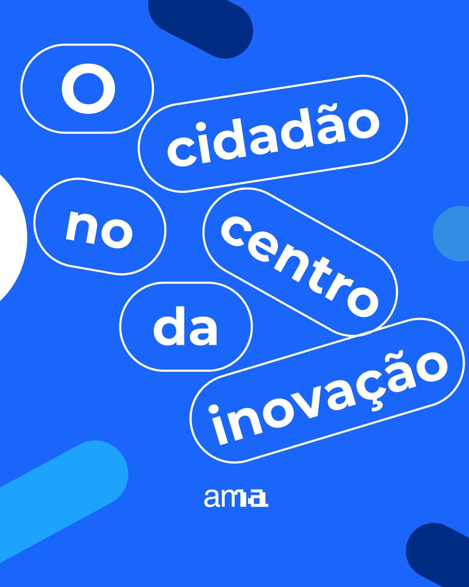 Na AMA, trabalhamos para desenhar o futuro com - e para - as pessoas.💡

🧪Estamos a preparar algo especial com inovação e foco no cidadão. Fique atento!

#AMAGov #DiaMundialDaCriatividadeEInovação #LabX #ConstruirOFuturo