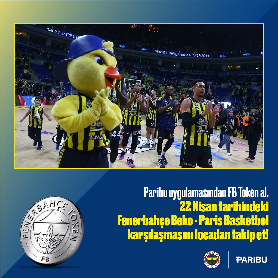 📲 Son 30 günde <a href="/ParibuCom/">Paribu</a>'da en az 100.000 TL’lik FB Token işlem hacmi yapma şartını yerine getir.

⚠ Paribu uygulamasındaki “Fırsatlar” bölümüne git. ‘’Kodu Al’’ butonuna basan ilk 6 kişiden biri ol ve bilet kazanma şansını yakala!

⏳ Katılım için;  paribu.go.link/iu8oG