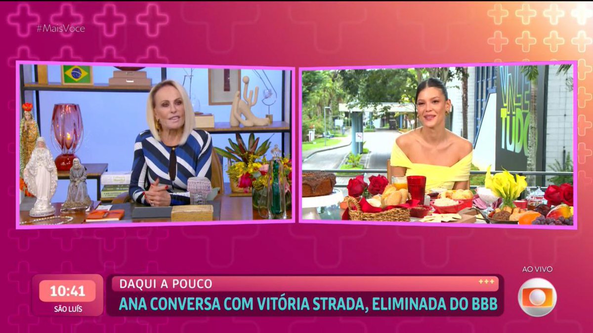 quantos RTs ela merece aqui
VITORIA STRADA NO MAIS VOCE

Foto: Reprodução/Globoplay