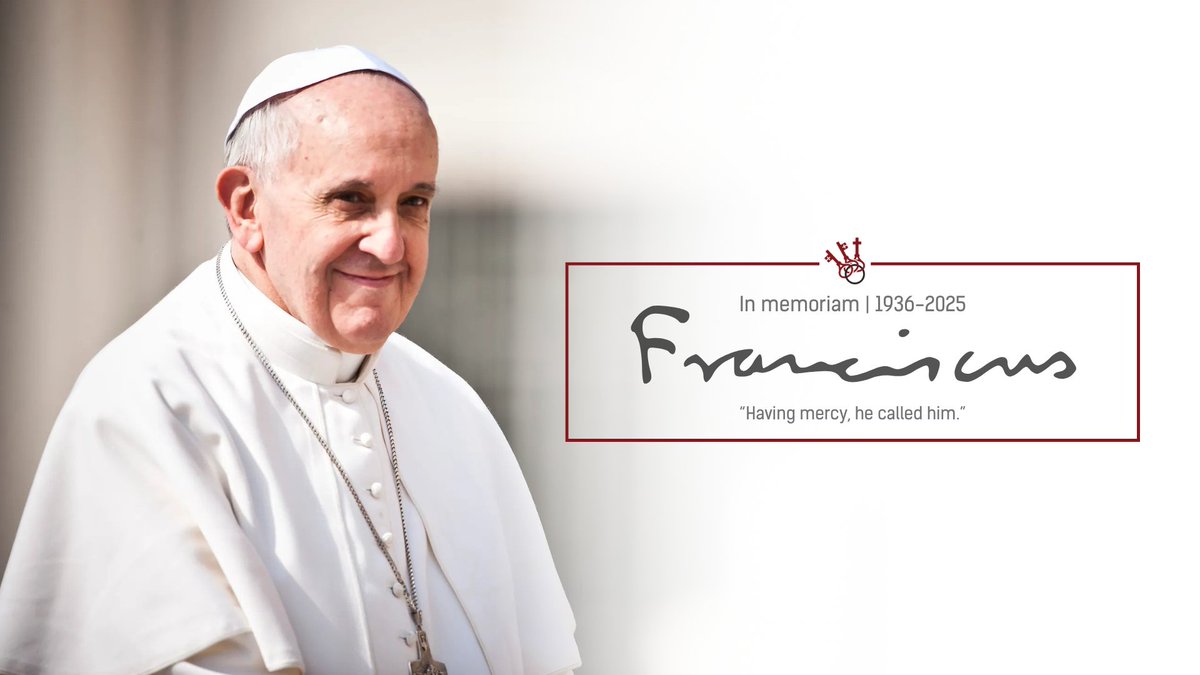 With sorrow and thankfulness, we join the Church and the world in mourning the passing of #PopeFrancis on Easter Monday — a day enveloped by the light of the Resurrection. 

👉 Read more: divinerenovation.org/blog/in-memori…