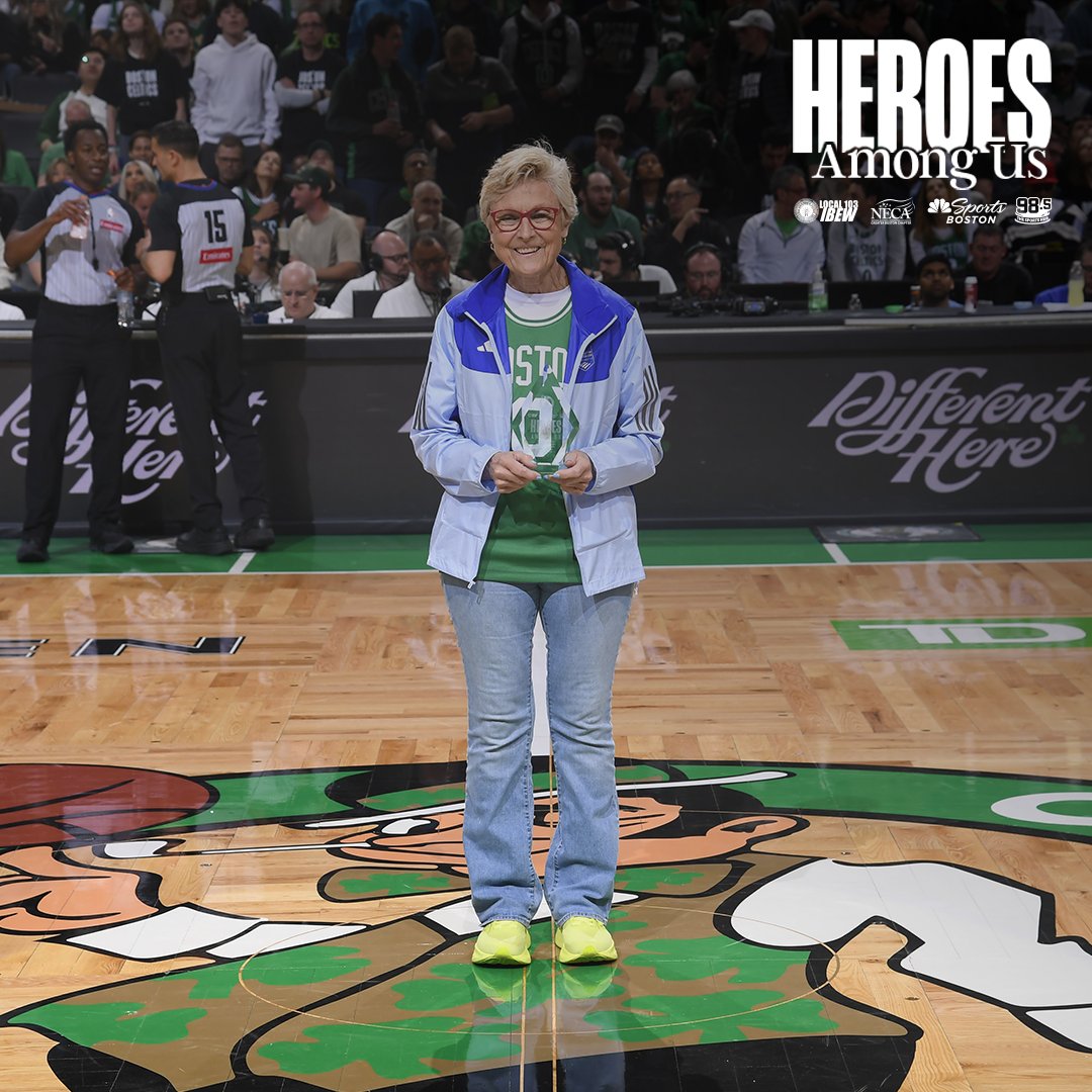 Boston Celtics (@celtics) on Twitter photo Today’s <a href="/IBEW103/">Local 103 IBEW</a> & <a href="/necaboston/">NECA Boston</a> #HeroAmongUs is a Labor & Delivery Nurse running her 10th marathon today, honoring her friend who passed away while training for the race in 2016. Nancy Eaton has raised $150K benefiting women, children and addiction recovery causes. Today’s <a href="/IBEW103/">Local 103 IBEW</a> & <a href="/necaboston/">NECA Boston</a> #HeroAmongUs is a Labor & Delivery Nurse running her 10th marathon today, honoring her friend who passed away while training for the race in 2016. Nancy Eaton has raised $150K benefiting women, children and addiction recovery causes.