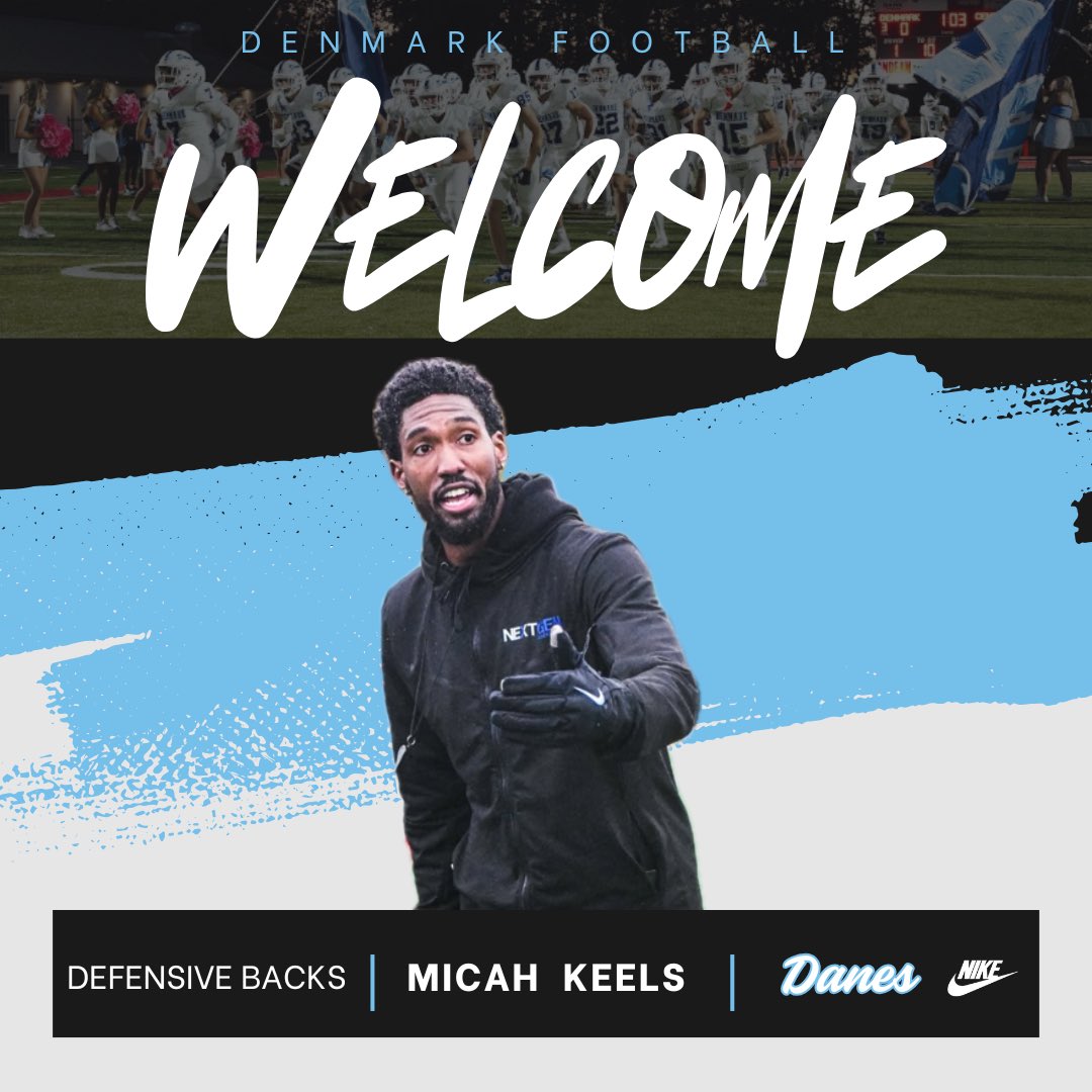 Dane Nation please welcome Coach Keels! Coach Keels comes to us with a wealth of knowledge and experience. Played collegiately at Richmond &amp; Eastern Kentucky. Excited to have him on staff! #GoDanes🐶