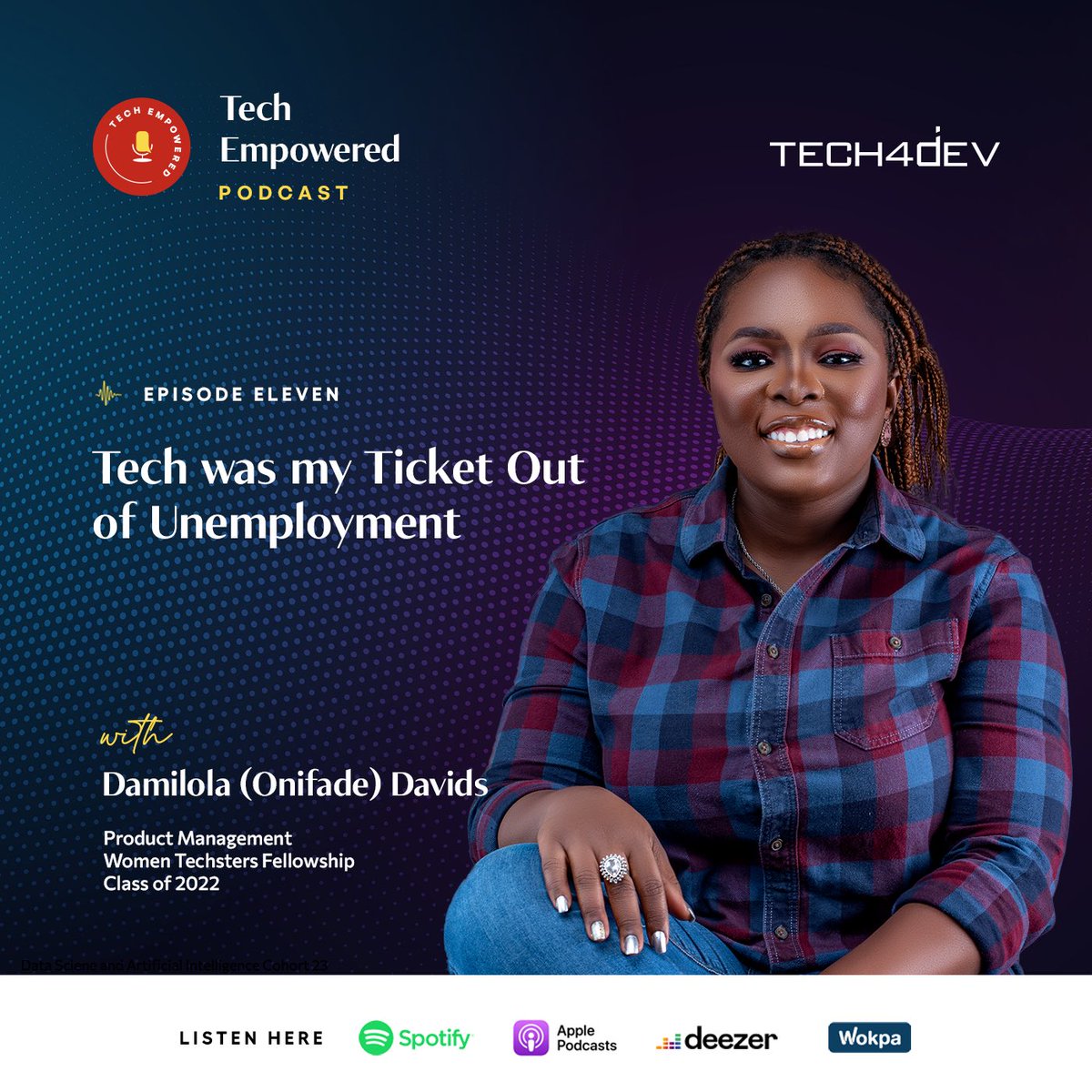 After earning two degrees in Chemical Engineering, Damilola Davids still found herself at a crossroads—job applications went unanswered, and opportunities seemed out of reach. But everything changed when she took a bold step and joined the Women Techsters Fellowship Class of