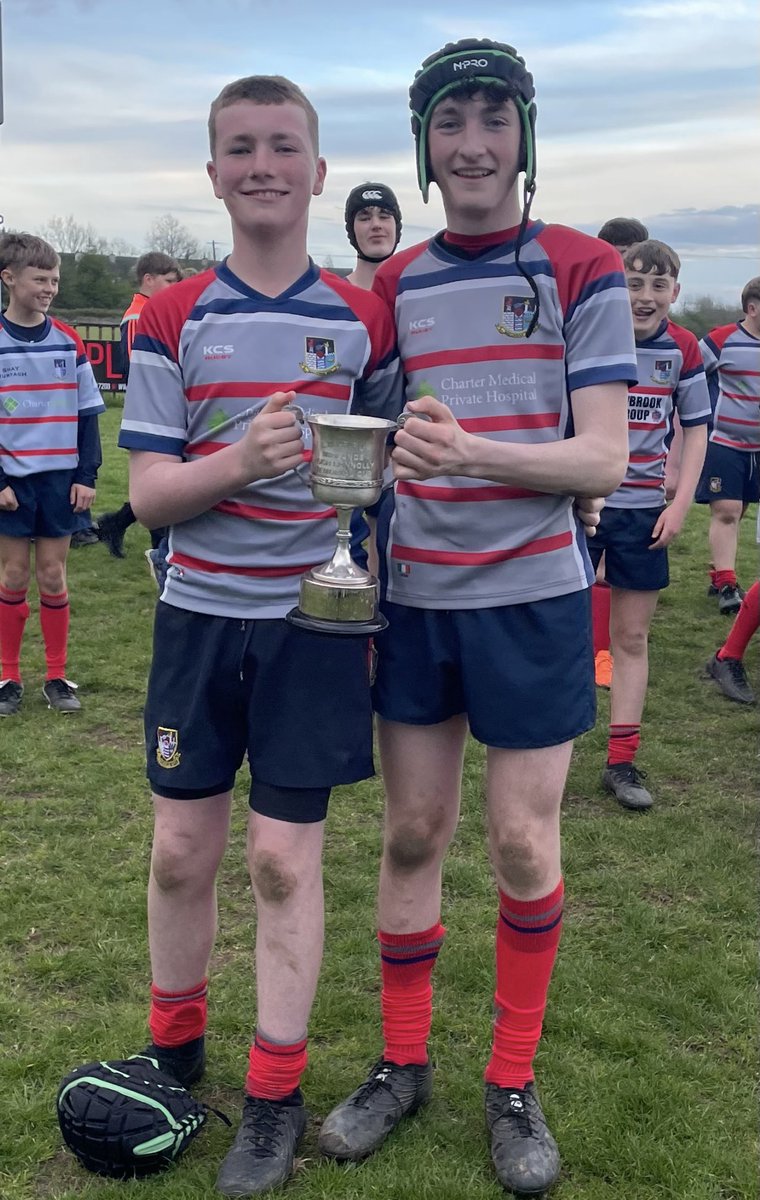 Congratulations to 2nd year students Ollie Hughes and Peter Young on winning the U14 Midlands Final with Mullingar RFC 🏉👏
