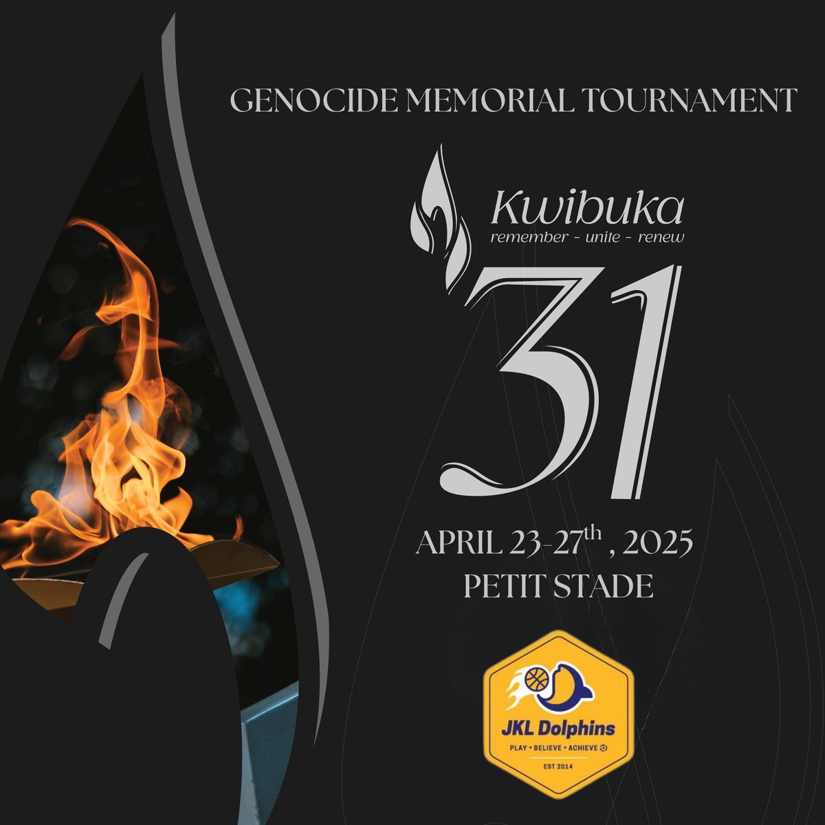 The Lady Dolphins are headed to Kigali with purpose in our hearts. We play to honor the lives lost, to remember, and to stand in unity with Rwanda. This is more than basketball.

 #Kwibuka31 #JKLDolphins #NeverForget