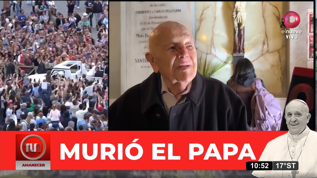 viewmaxar's tweet photo. Otros cambios en la TV Abierta tras el fallecimiento del Papa Francisco:
- Eltrece levantó #PuroShow y se emite #TeleflashTrece.
- Elnueve no está emitiendo #QuéMañana y en su lugar se estiró #Telenueve al amanecer https://t.co/sFKozdLsRo
