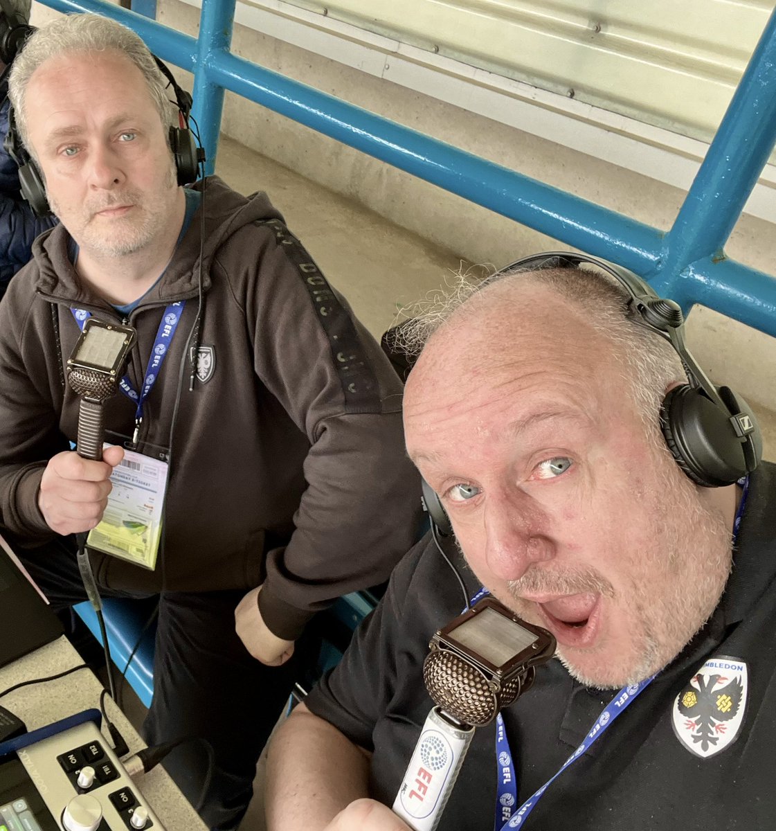 Mike T (@miket_radiowdon) on Twitter photo All set for an afternoon of jolly footballing japes here in the Medway towns! Join <a href="/Dons_Sayer_WDON/">Rob Cornell</a> & myself live on <a href="/RadioWDON/">Radio WDON</a> via DonsTV from 3pm (UK). <a href="/TheGillsFC/">Gillingham FC</a> v <a href="/AFCWimbledon/">AFC Wimbledon</a>. COYFD ππ»ππβ½οΈπ§π€ All set for an afternoon of jolly footballing japes here in the Medway towns! Join <a href="/Dons_Sayer_WDON/">Rob Cornell</a> & myself live on <a href="/RadioWDON/">Radio WDON</a> via DonsTV from 3pm (UK). <a href="/TheGillsFC/">Gillingham FC</a> v <a href="/AFCWimbledon/">AFC Wimbledon</a>. COYFD ππ»ππβ½οΈπ§π€
