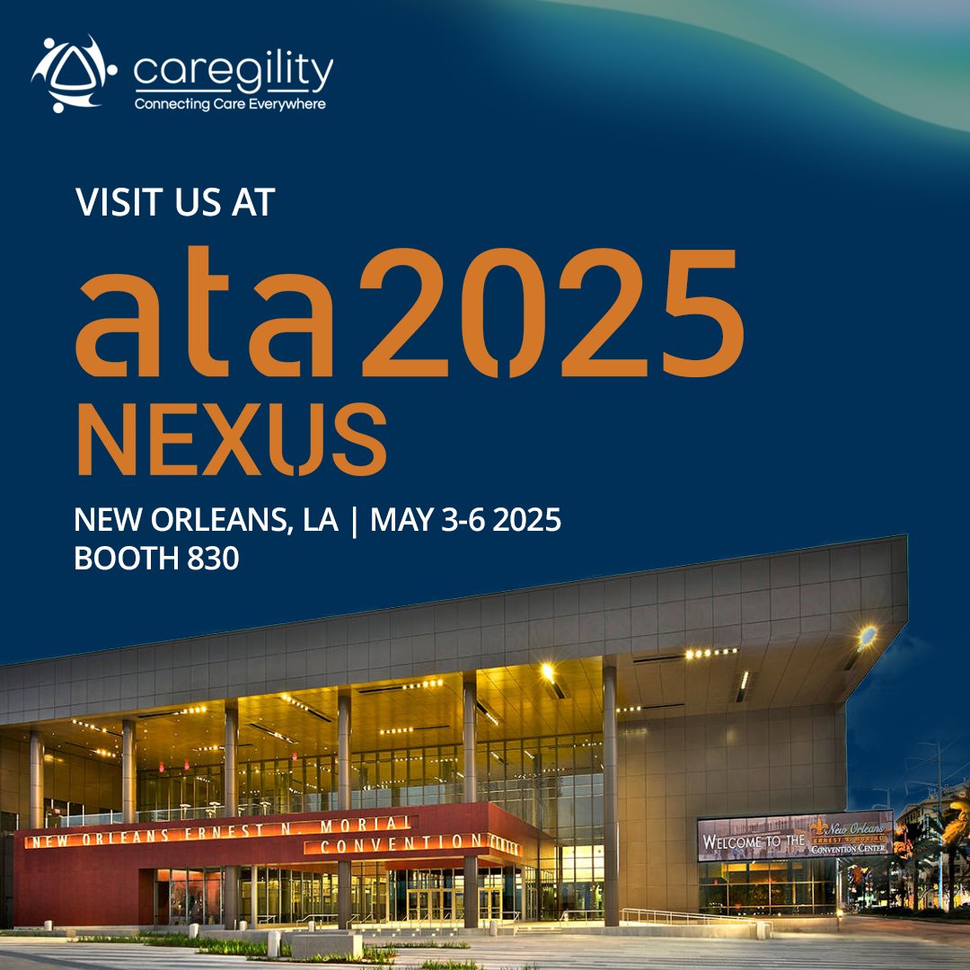 🚨 Caregility is headed to #ATANexus2025! Visit Booth #830 to:

🤝 Meet with Caregility #experts
🆕 Explore iCare Coordinator + Responsible #AI
👀 See the #CaregilityCloud in action

📍 Let’s meet: hubs.li/Q03j37JT0

#VirtualCare #HealthcareAI #HybridCare #NursingInnovation