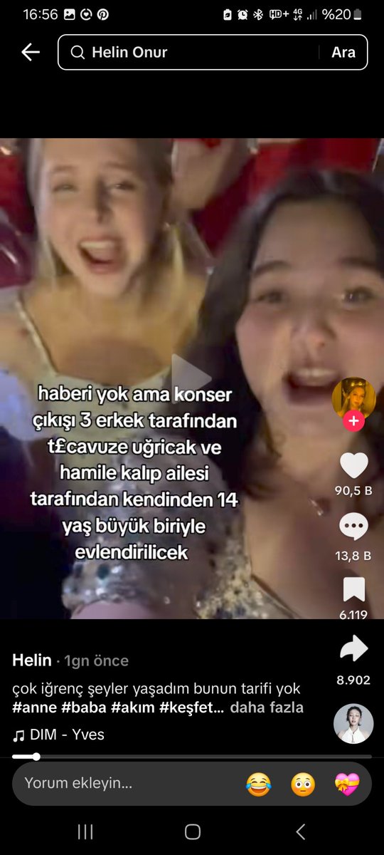 Bunu tiktokta gördüm kız X kullanıyor mu bilmiyorum ama bunu yaymaliyız yeni atılmış. Kızın sesi olalım. Lütfen gören herkes RT lesin, alintilasin bir sey yapsin, bir şeyler yapalım.